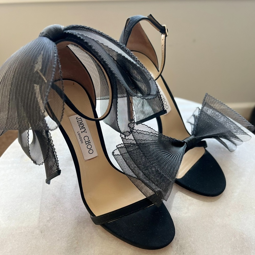 Jimmy Choo Black Aveline Sz 39.5
